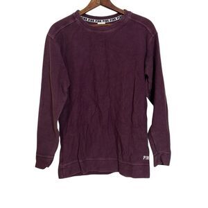 PINK Victoria's Secret Oversized Crew Neck 100% Cotton Sweatshirt Purple Size XS